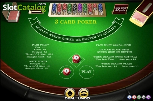 Οθόνη2. Three Card Poker (Amaya) Κουλοχέρης