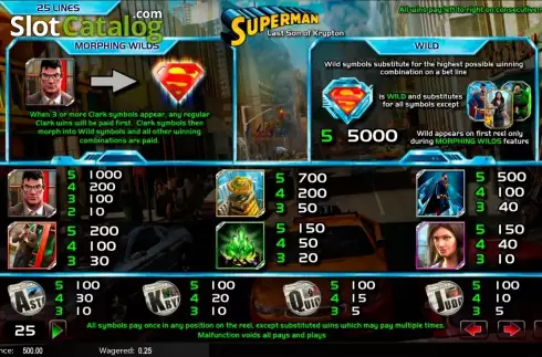 Οθόνη2. Superman: Last Son of Krypton Κουλοχέρης 