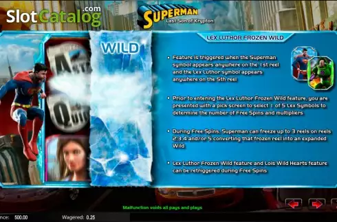 Οθόνη4. Superman: Last Son of Krypton Κουλοχέρης 