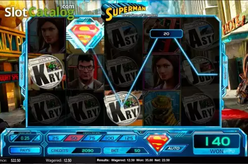Οθόνη7. Superman: Last Son of Krypton Κουλοχέρης 