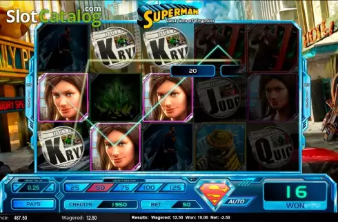 Οθόνη9. Superman: Last Son of Krypton Κουλοχέρης 