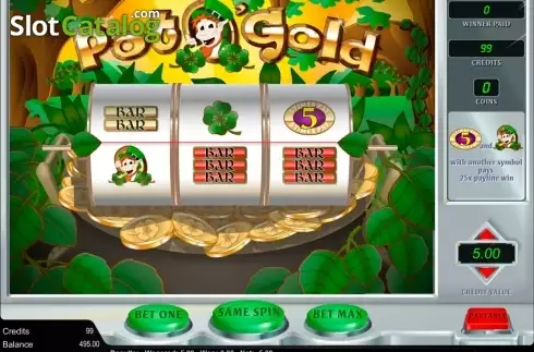 Οθόνη3. Pot O' Gold (Amaya) Κουλοχέρης