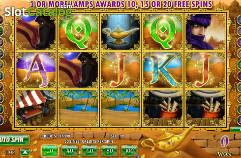 Οθόνη7. Aladdin's Legacy Κουλοχέρης 