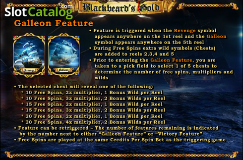 Οθόνη5. Blackbeard's Gold Κουλοχέρης