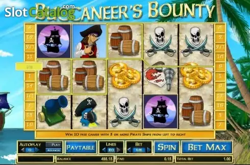 Οθόνη5. Buccaneer's Bounty Κουλοχέρης