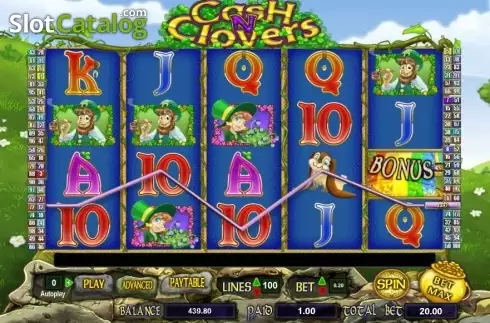 Οθόνη6. Cash n' Clover Κουλοχέρης