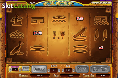 Οθόνη7. Cleo Queen of Egypt Κουλοχέρης 