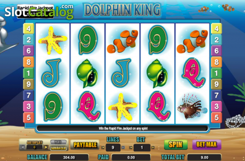 Οθόνη4. Dolphin King Κουλοχέρης