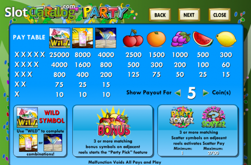 Οθόνη2. Fruit Party (Amaya) Κουλοχέρης