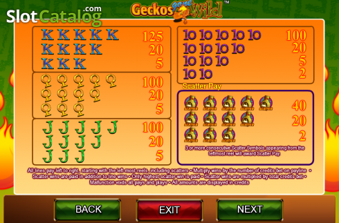 Οθόνη5. Geckos Gone Wild Κουλοχέρης