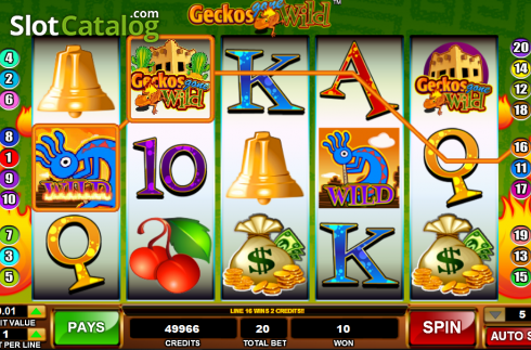 Οθόνη9. Geckos Gone Wild Κουλοχέρης