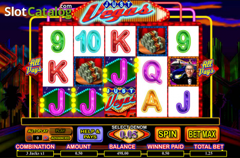Οθόνη5. Just Vegas Κουλοχέρης