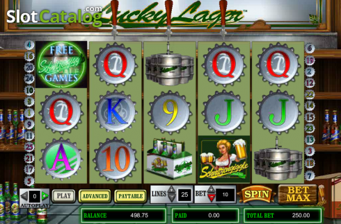 Οθόνη4. Lucky Lager Κουλοχέρης