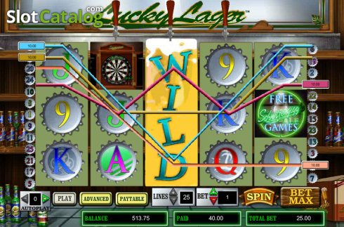 Οθόνη5. Lucky Lager Κουλοχέρης