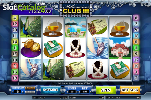 Οθόνη4. Millionaires Club III Κουλοχέρης