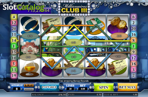 Οθόνη5. Millionaires Club III Κουλοχέρης