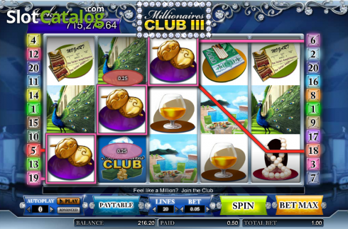 Οθόνη6. Millionaires Club III Κουλοχέρης