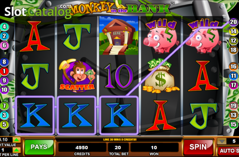 Οθόνη8. Monkey in the Bank Κουλοχέρης 