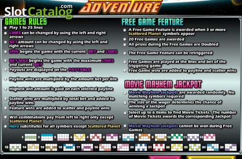 Οθόνη3. Outta Space Adventure Κουλοχέρης