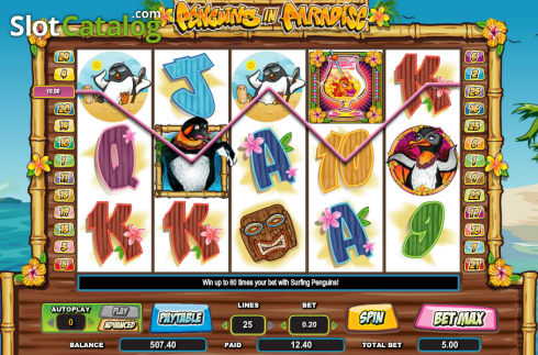 Οθόνη5. Penguins in Paradise Κουλοχέρης