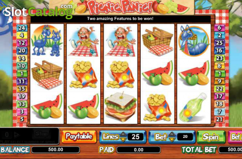 Οθόνη5. Picnic Panic Κουλοχέρης