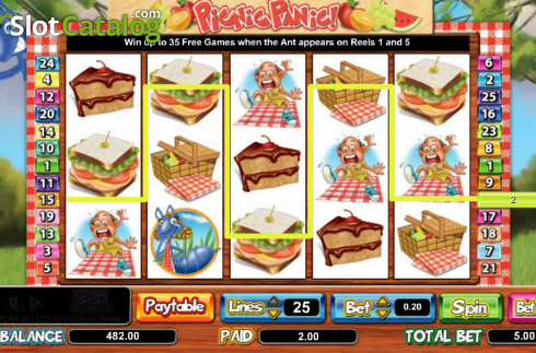Οθόνη6. Picnic Panic Κουλοχέρης