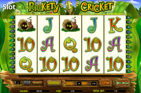 Οθόνη4. Rickety Cricket Κουλοχέρης 