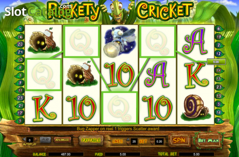 Οθόνη6. Rickety Cricket Κουλοχέρης 