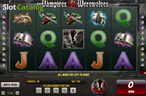 Οθόνη3. Vampires vs Werewolves Κουλοχέρης