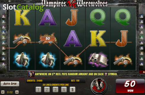 Οθόνη4. Vampires vs Werewolves Κουλοχέρης