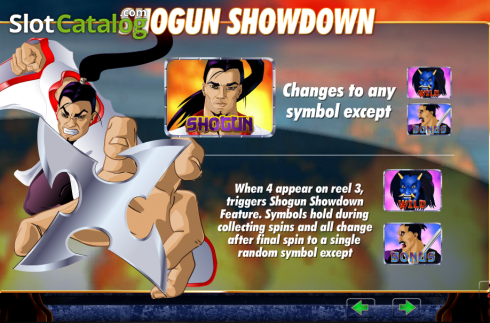 Οθόνη3. Shogun Showdown Κουλοχέρης