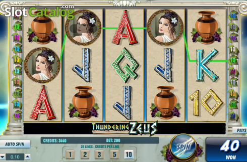 Οθόνη4. Thundering Zeus Κουλοχέρης