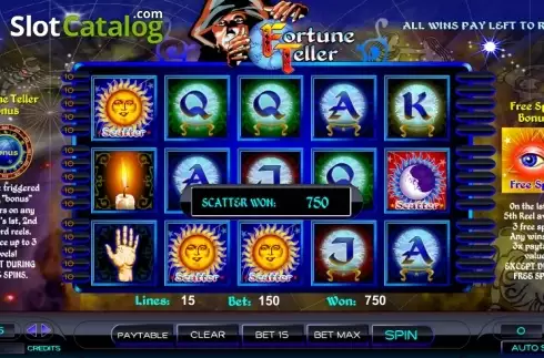 Οθόνη 1. Fortune Teller (Amaya) Κουλοχέρης
