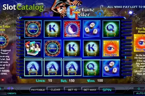 Οθόνη 2. Fortune Teller (Amaya) Κουλοχέρης