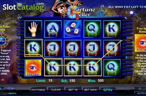 Οθόνη 3. Fortune Teller (Amaya) Κουλοχέρης