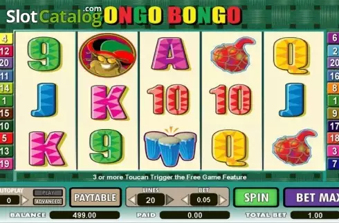 Οθόνη 1. Congo Bongo (Amaya) Κουλοχέρης