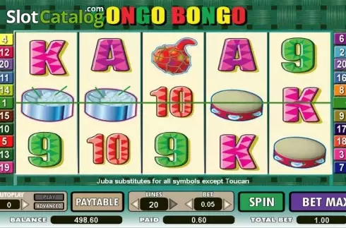 Οθόνη 2. Congo Bongo (Amaya) Κουλοχέρης