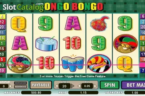 Οθόνη 4. Congo Bongo (Amaya) Κουλοχέρης