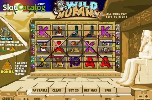 Οθόνη2. Wild Mummy Κουλοχέρης 