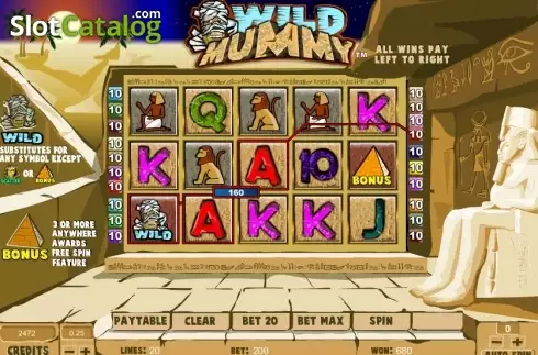 Οθόνη3. Wild Mummy Κουλοχέρης 