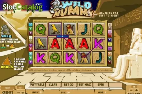 Οθόνη4. Wild Mummy Κουλοχέρης 
