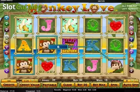 Οθόνη4. Monkey Love Κουλοχέρης
