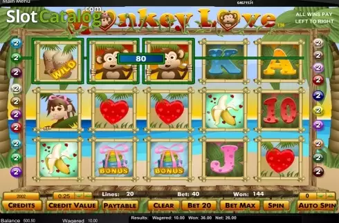 Οθόνη5. Monkey Love Κουλοχέρης