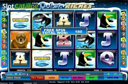 Οθόνη7. Polar Riches Κουλοχέρης