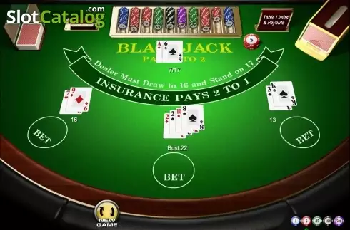 Οθόνη3. Blackjack (Amaya) Κουλοχέρης