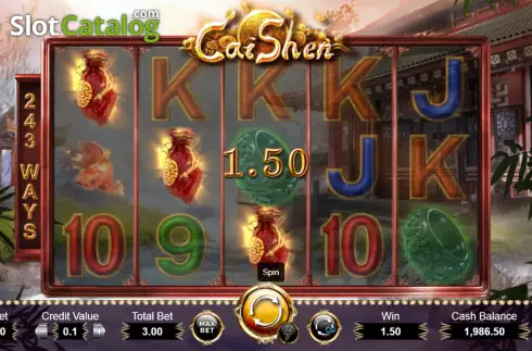 Οθόνη3. Cai Shen (Ameba) Κουλοχέρης