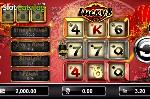 Οθόνη2. Lucky 8 (Ameba) Κουλοχέρης 