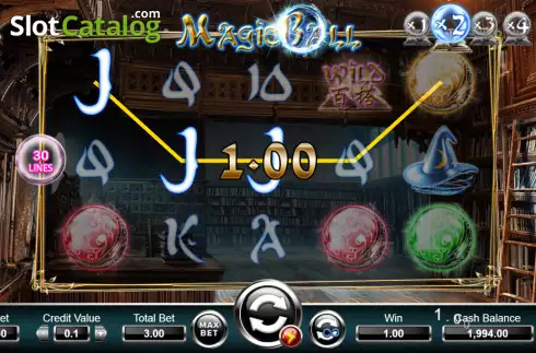 Οθόνη3. Magic Ball (Ameba) Κουλοχέρης