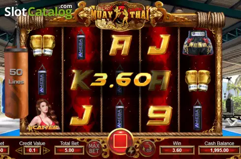 Οθόνη3. Muay Thai (Ameba) Κουλοχέρης 