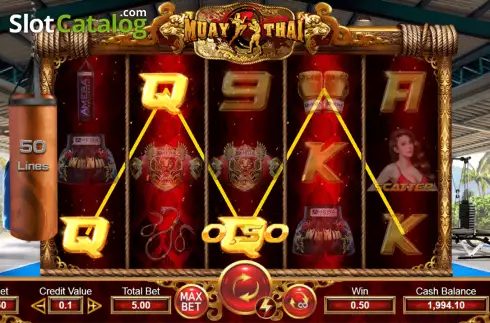 Οθόνη4. Muay Thai (Ameba) Κουλοχέρης 